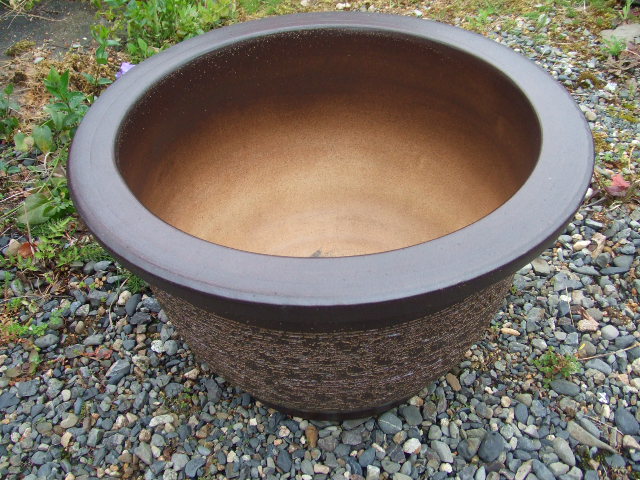 最大68%OFFクーポン 窯肌輪型 18号 信楽焼 植木鉢 ガーデニング 陶器