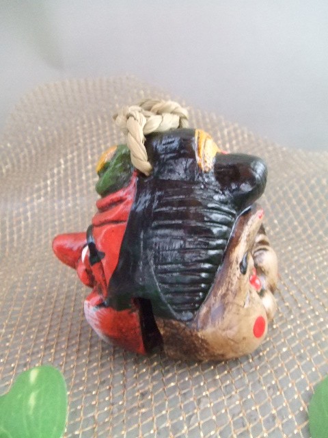 お福＆天狗（土鈴）｜中村陶器 信楽焼の通販サイト （滋賀/陶器/焼き物