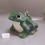 招福 青蛙（青色6号）｜中村陶器 信楽焼の通販サイト （滋賀/陶器